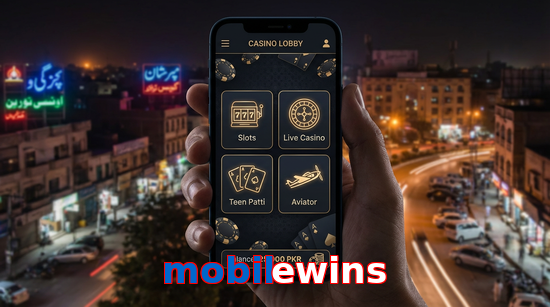 Main screen of Mobilewins app page for PK players